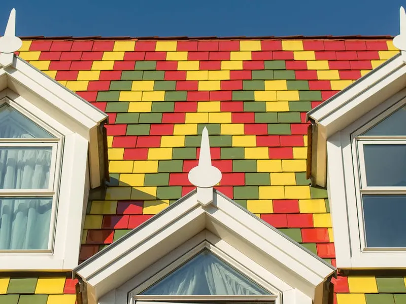 shingle roofing project completed